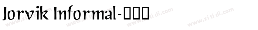 Jorvik Informal字体转换